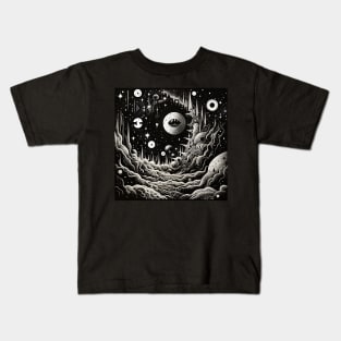 Space art sci-fi Kids T-Shirt